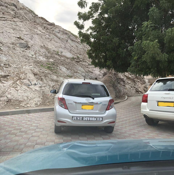 Saw this on the road near my place Someones single and ready to mingle 