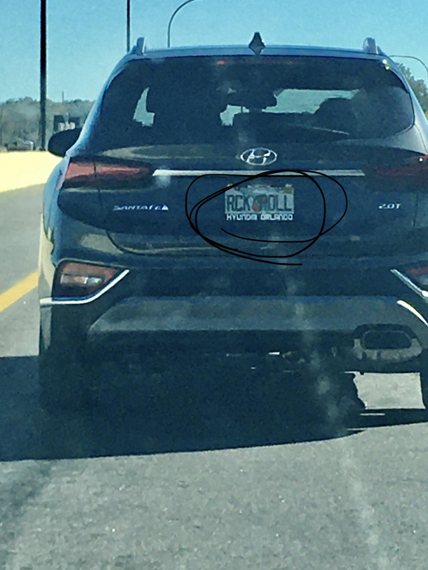 Saw this out driving today