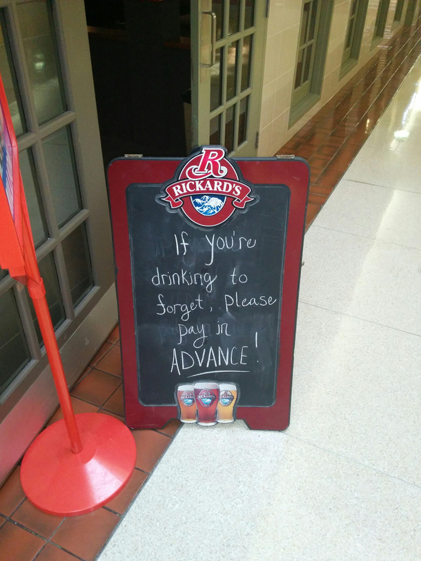 Saw this outside a bar a few years ago