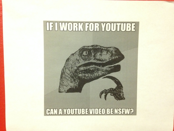 Saw this posted in a YouTube office