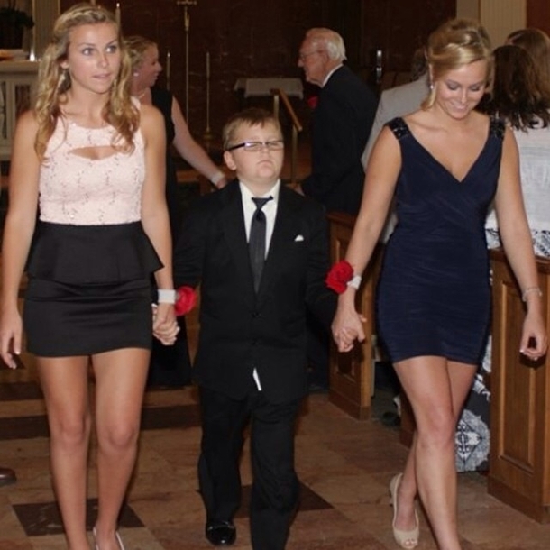 Saw this posted on Facebook The kids face is priceless
