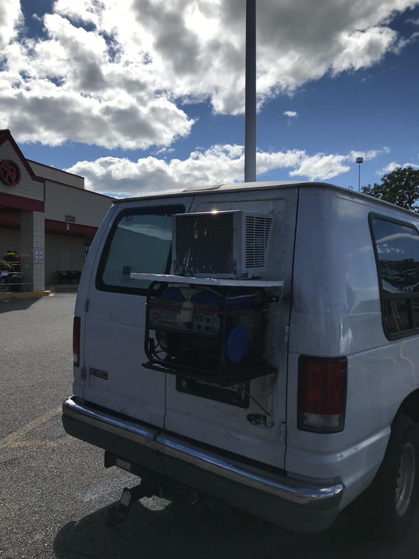 Saw this redneck ac unit at my work