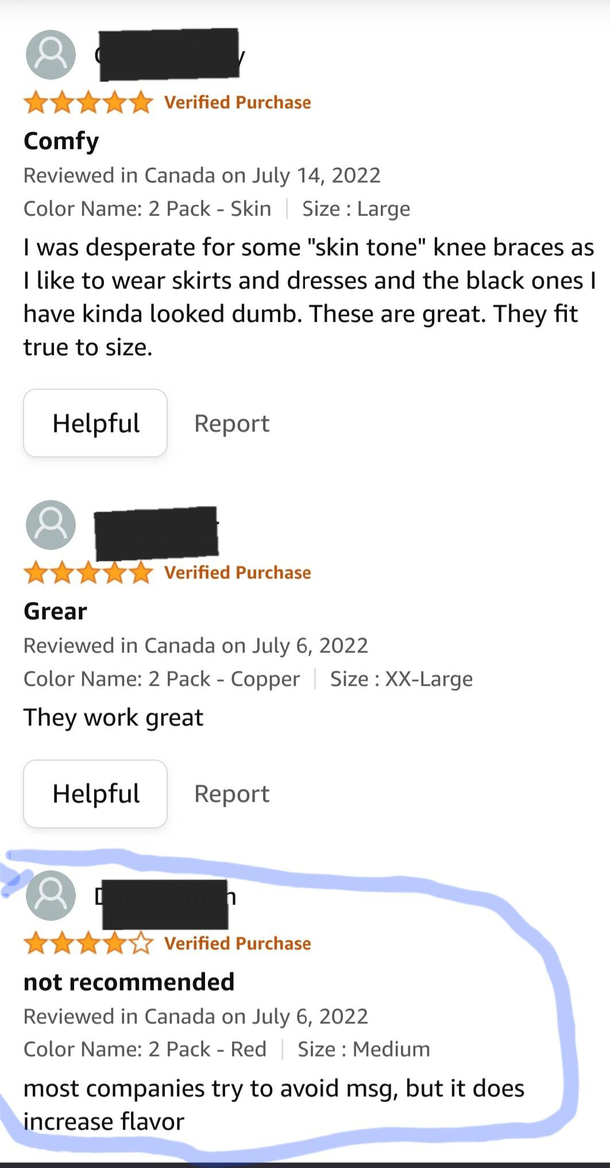 Saw this review about knee braces