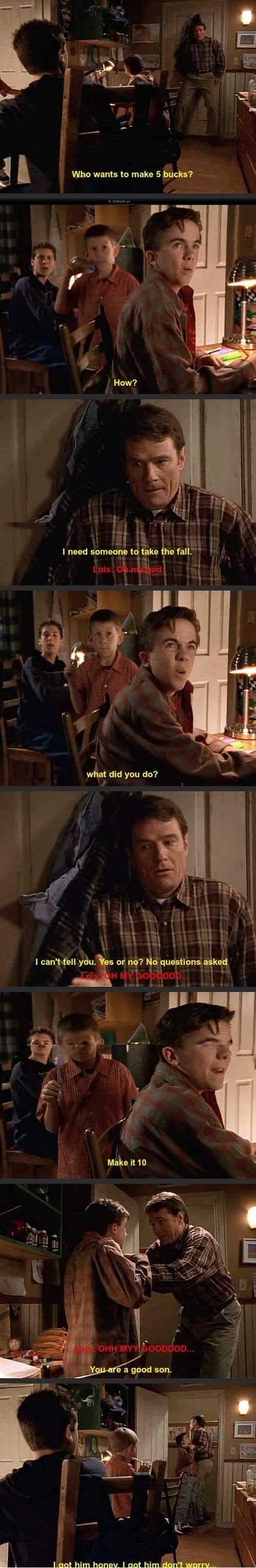 Saw this scene again while watching Malcolm today