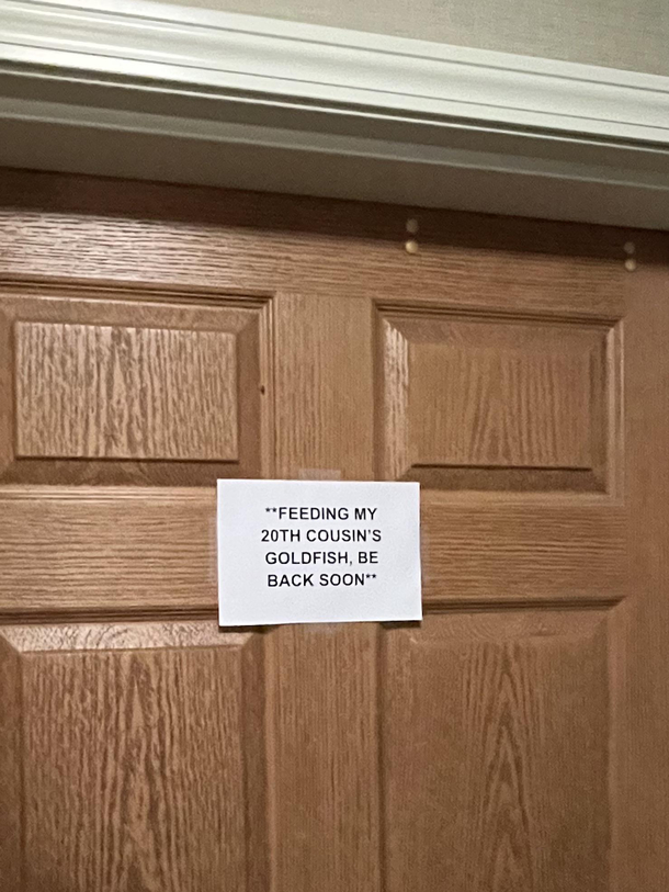Saw this sign on one of the rooms in the hotel Im staying at
