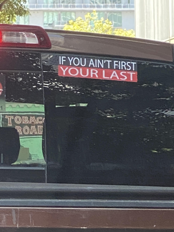 Saw this sticker today 
