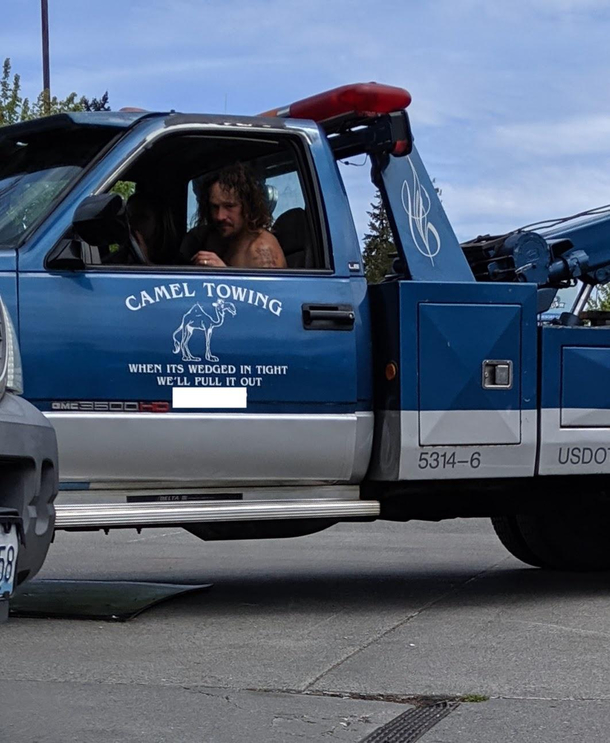 Saw this super classy business helping out a stranded motorist yesterday