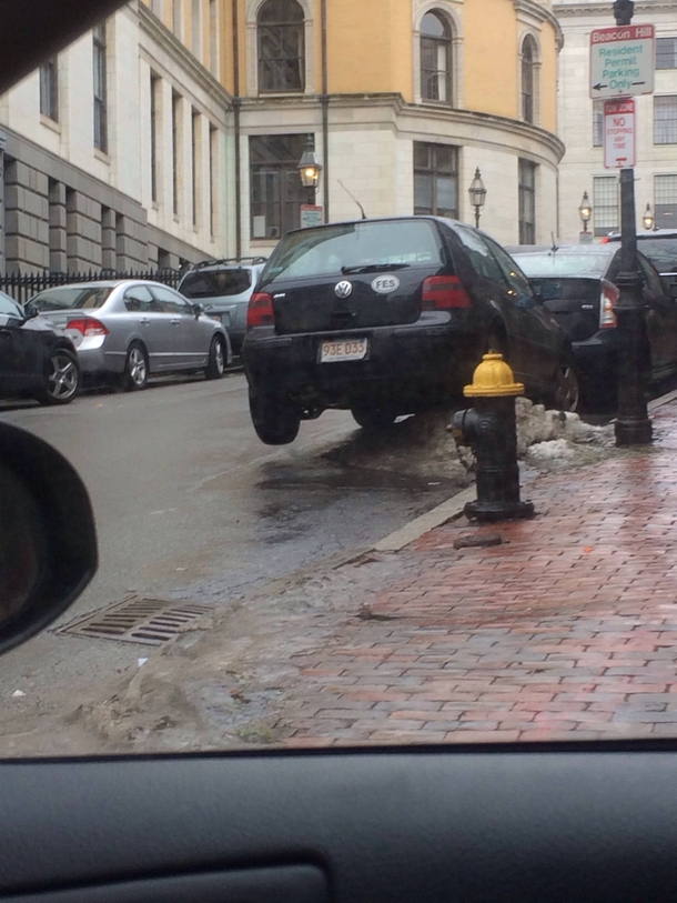 Saw this the other day parking in Boston after the snow