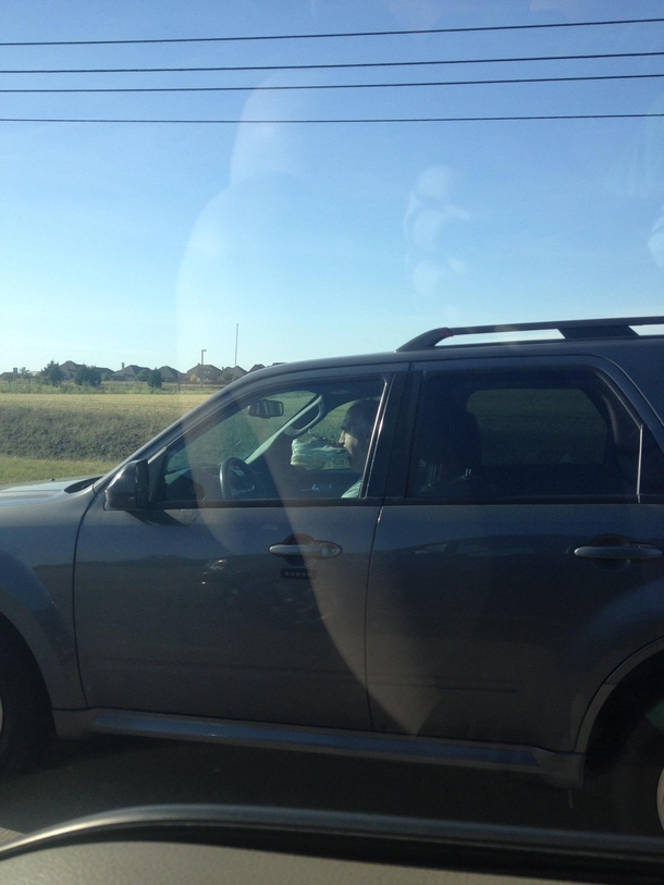 Saw this while driving today An interesting snack choice