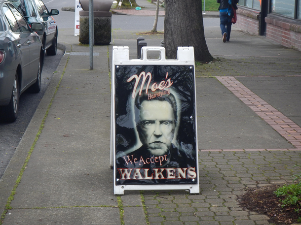 Saw this while Walken down the street