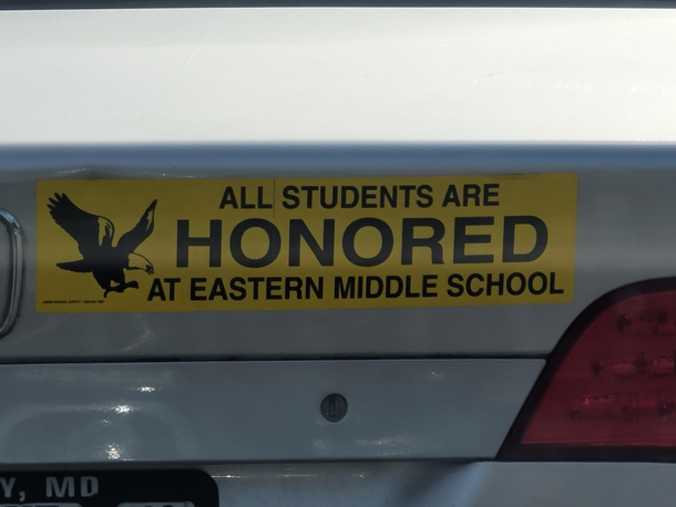 School equivalent of a participation trophy