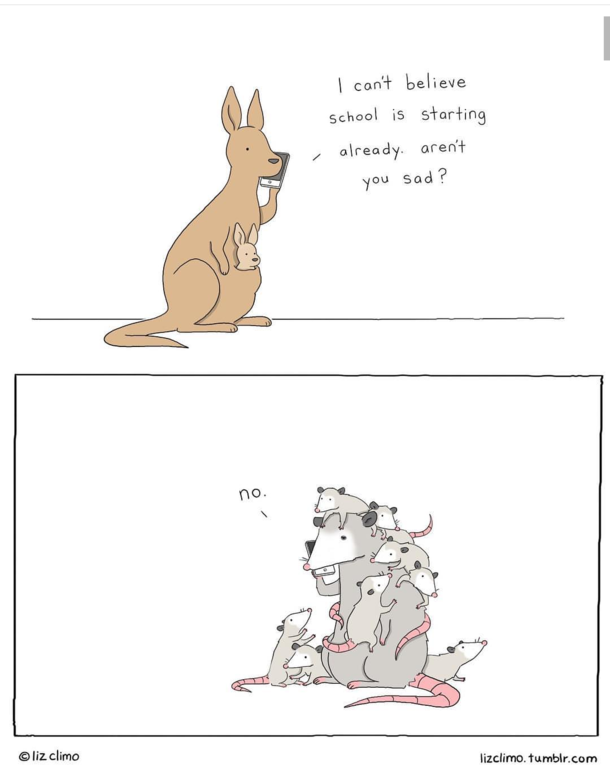 School is starting by Liz Climo