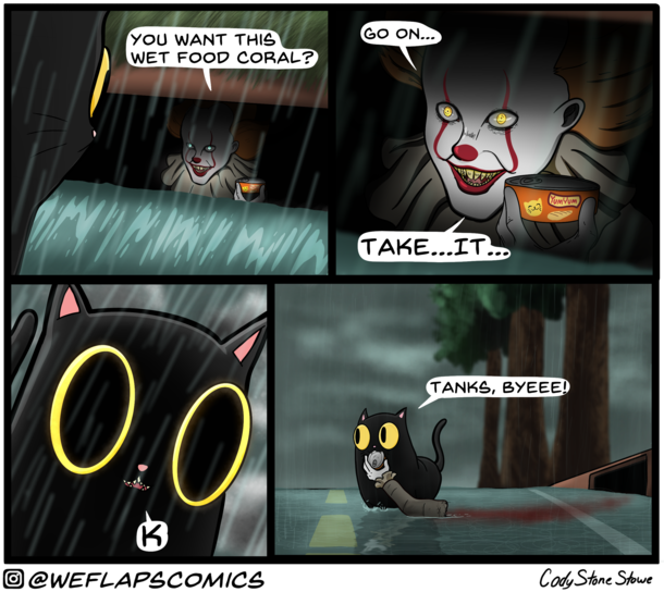 Scraped storyboard of the  It remake 