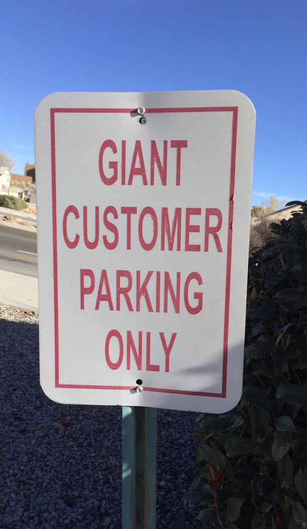 Screw you small people