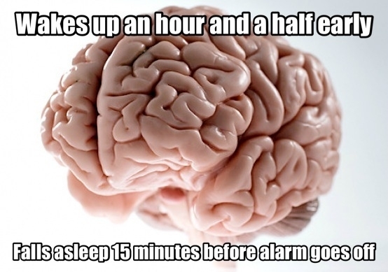 Scumbag brain at it again