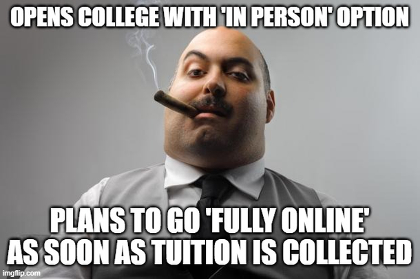 Scumbag college president