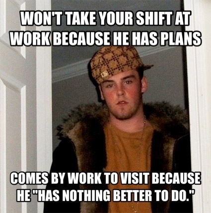 Scumbag coworker