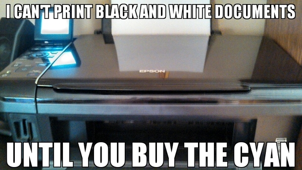 Scumbag Epson printer