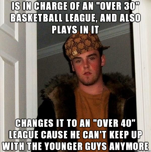 scumbag league organizer