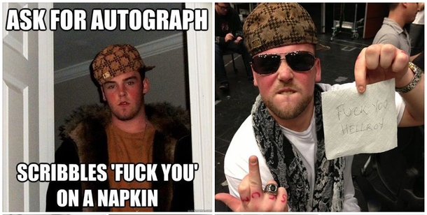 Scumbag Steves autograph