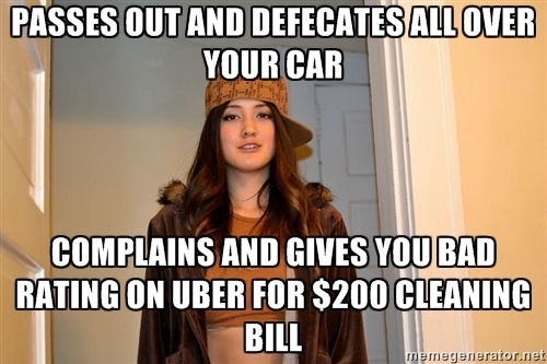 Scumbag uber user