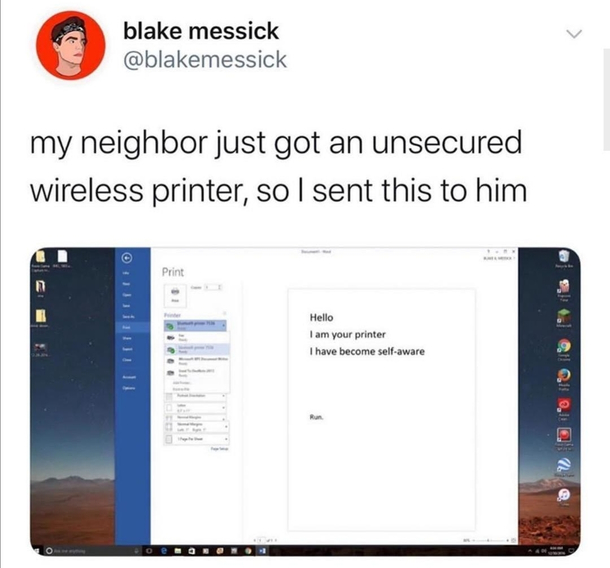 Secure ur printer m