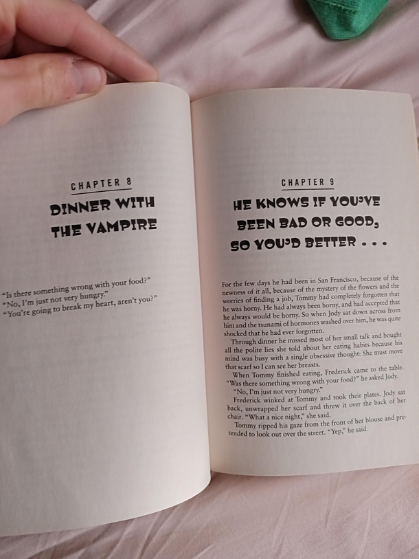 See now thats how you write a good chapter