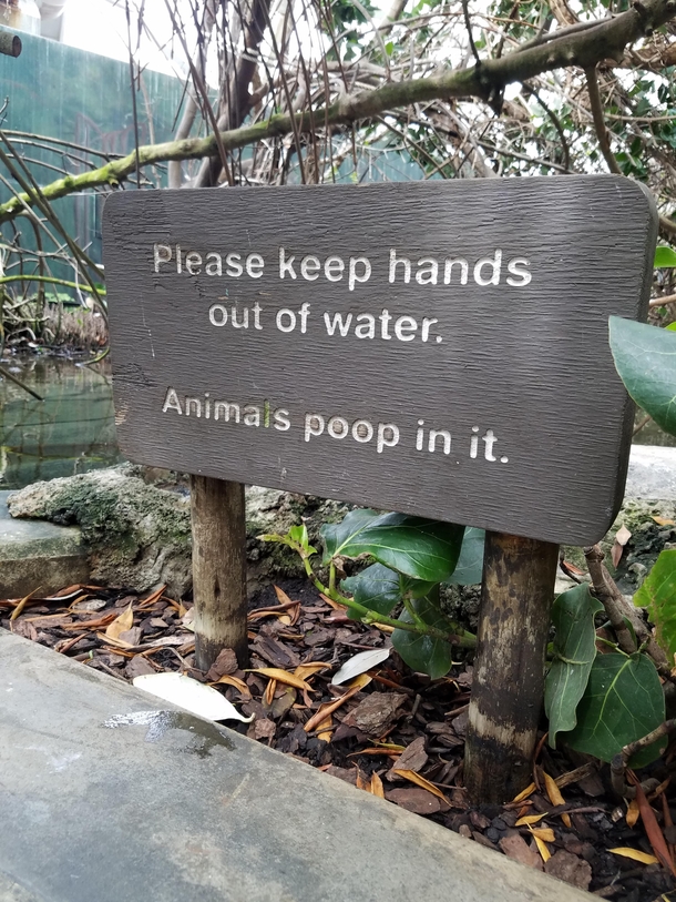 Seeing poop written on a sign just got to me