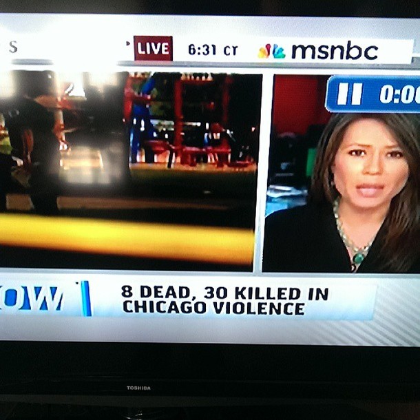 Seems like Chicago news stations like to use synonyms