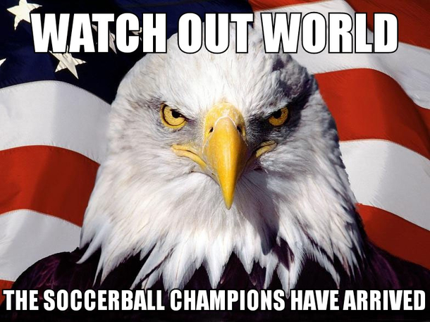 Seems like this is the sentiment everytime the US wins its first round in the WC