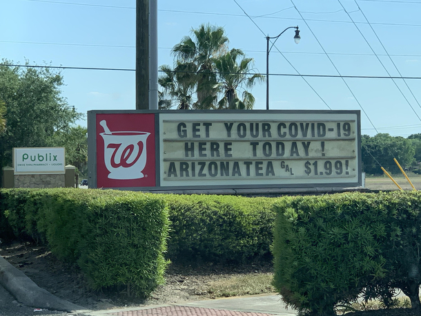 Seen at my local Florida Walgreens Never change Florida