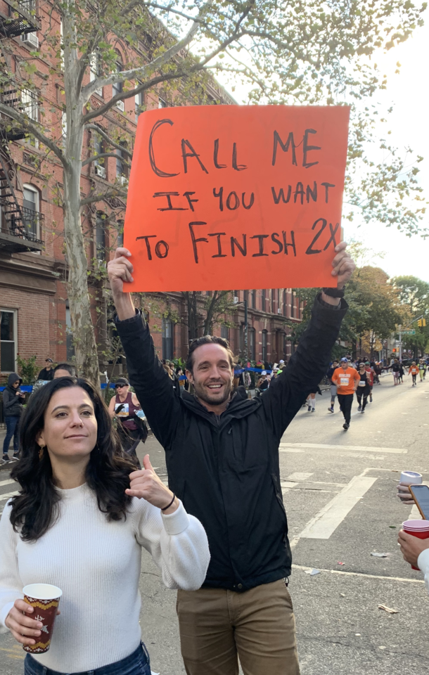 Seen at the NYC marathon today 