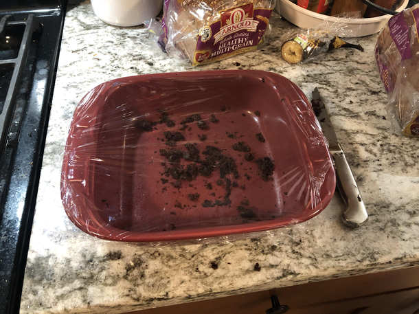 Seen in the kitchenat least the kids have learned to put the cover back on