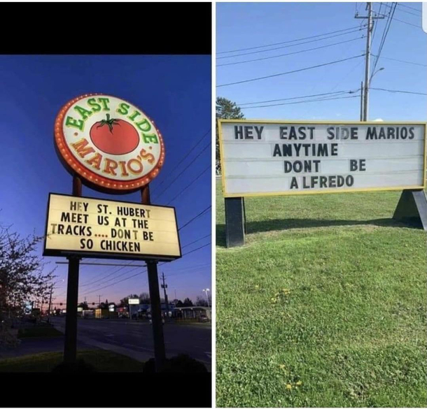 Seen one of the sign wars in my city today