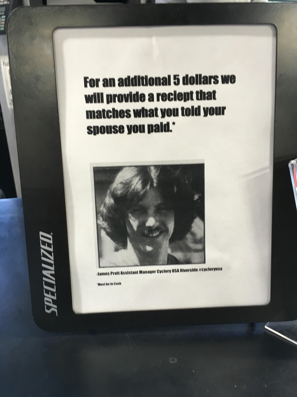 Seen this today at my local bike shop