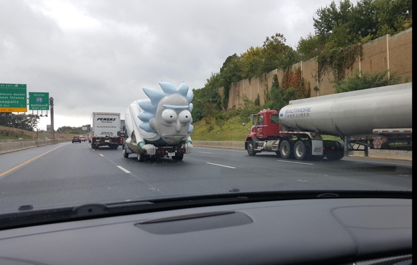 Seen today on I-