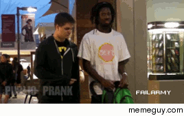 Selling pot at the mall