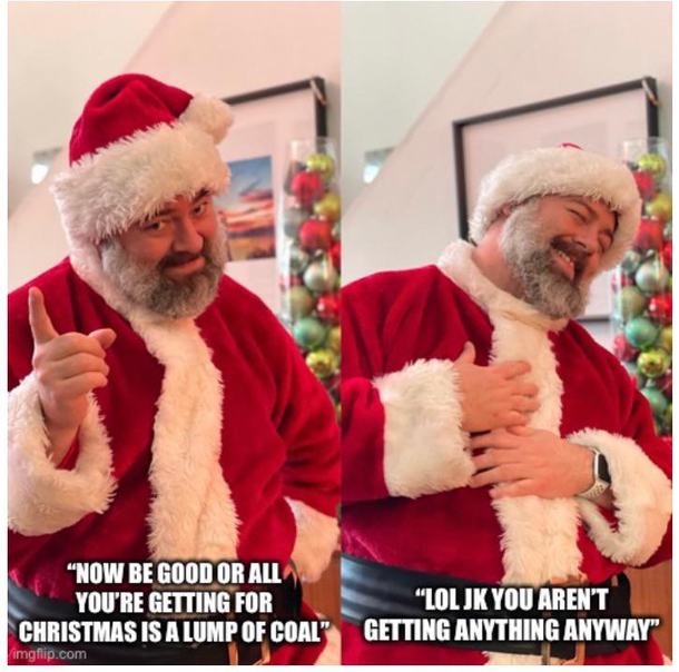 Sent a couple photos to a friend to say merry Christmas he sends them back like this 