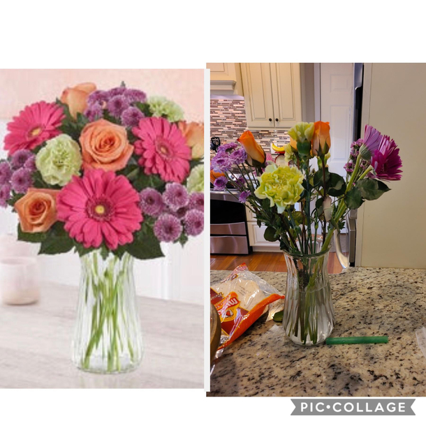 Sent flowers to my boss just to show appreciation Safe to say Im never ordering flowers online again