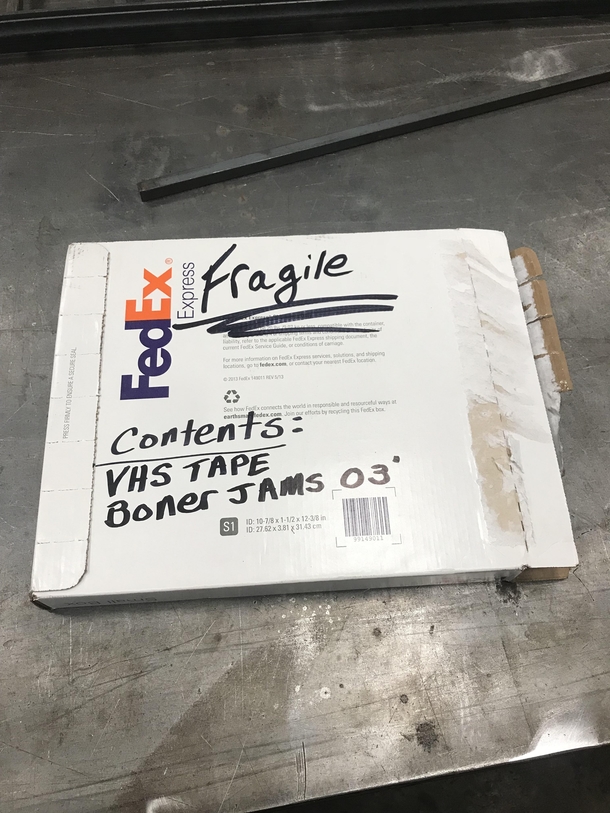 Sent my buddy a package