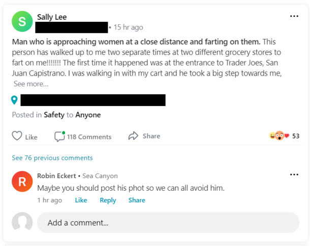Serial Farter in my neighborhood