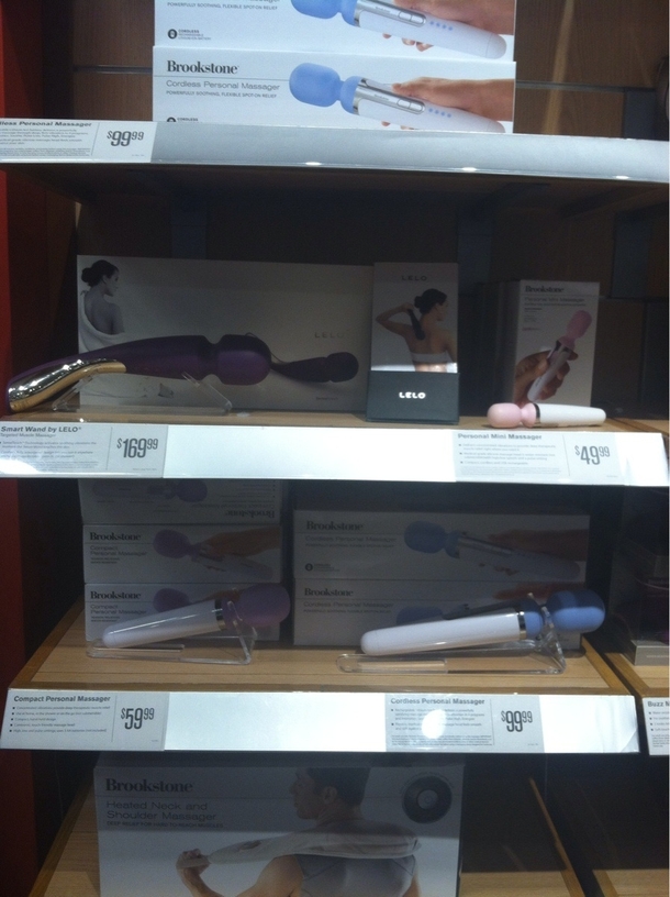 Seriously Brookstone you arent fooling anyone with those personal massagers