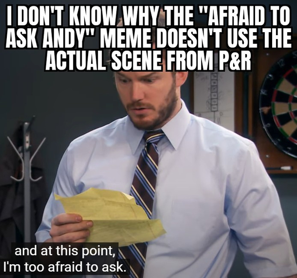 seriously why