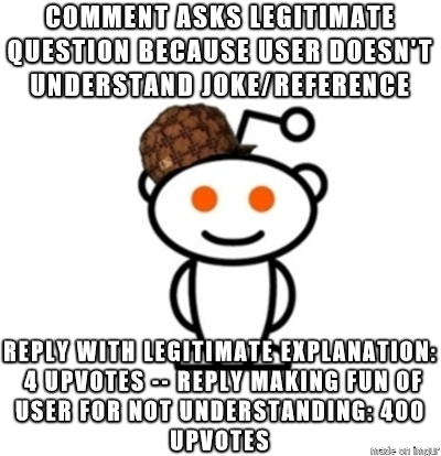 Seriously you guys are assholes when it comes to this