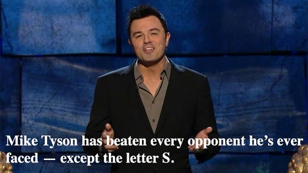 SETH MACFARLANE on Mike Tyson at the Charlie Sheen Roast