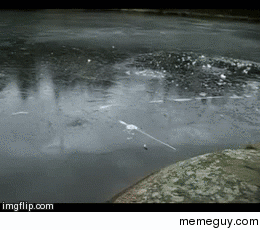 Setting a Firework Off Under a Frozen Lake