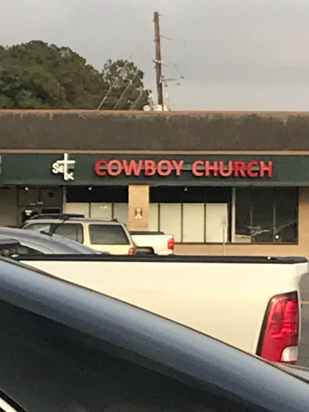 Sex Cowboy Church where you come for the country sermon but stay for the assless chaps