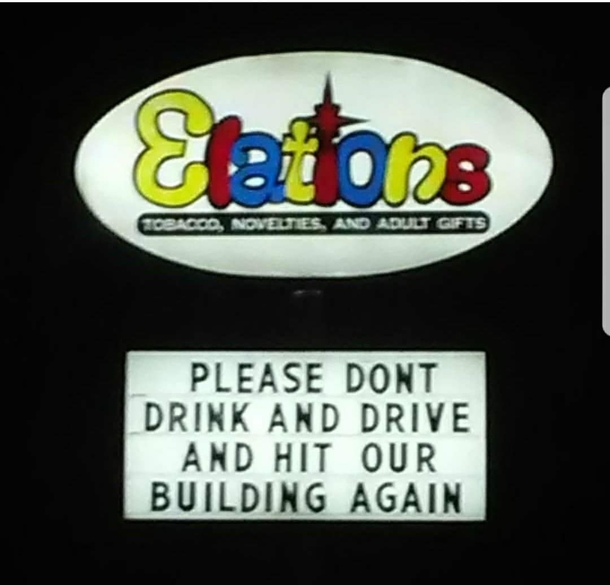 Sex shop sign