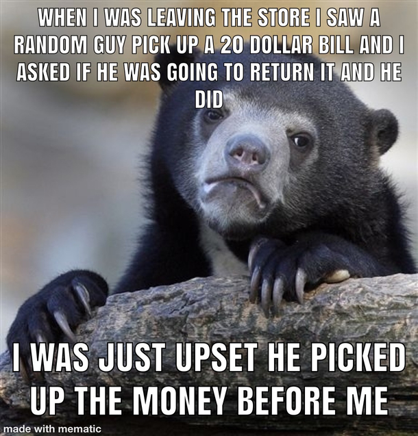 Shame on me