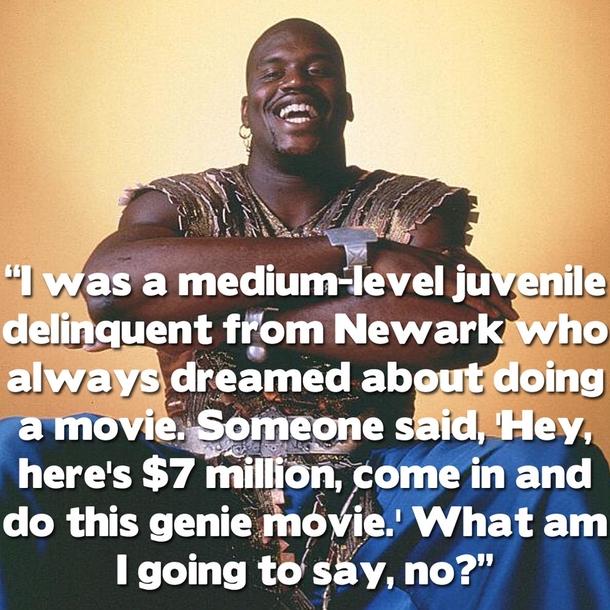 Shaq explains why he did the movie Kazaam